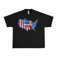Black America map Urban Heavy Tee - CowhideDigitalArt