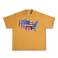 America Map Urban Heavy Tee | Teevron