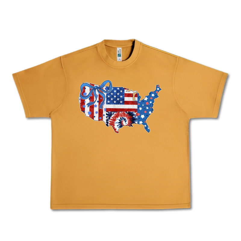 America Map Urban Heavy Tee by CowhideDigitalArt | Teevron
