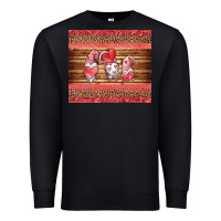 Black valentines day gnomes leopard Premium Sweatshirt - Jasminsmagicworld