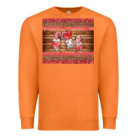 Carrot valentines day gnomes leopard Premium Sweatshirt - Jasminsmagicworld