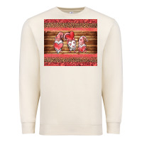 Sandshell valentines day gnomes leopard Premium Sweatshirt - Jasminsmagicworld
