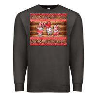Smoke valentines day gnomes leopard Premium Sweatshirt - Jasminsmagicworld
