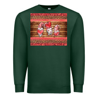 Sports Green valentines day gnomes leopard Premium Sweatshirt - Jasminsmagicworld