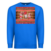 True Royal valentines day gnomes leopard Premium Sweatshirt - Jasminsmagicworld