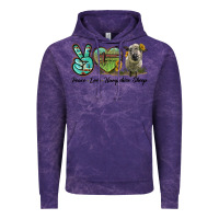Cloud Purple Peace Love Hampshire Sheep Vintage Hoodie - LillyAllenDesigns