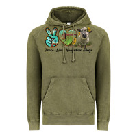 Vintage Olive Peace Love Hampshire Sheep Vintage Hoodie - LillyAllenDesigns