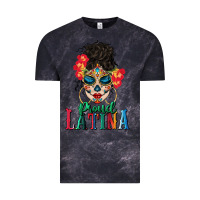 Cloud Black proud latina Vintage Tee - BundleAndBundleShop