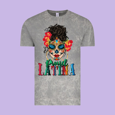 Proud Latina Vintage Tee Designed By Bundleandbundleshop