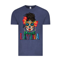 Vintage Denim proud latina Vintage Tee - BundleAndBundleShop