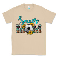 Mushroom western leopard cowhide sunflowers  glitter mom soccer Classic Tee - Artiststas