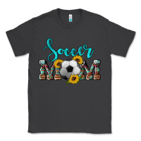 Smoke western leopard cowhide sunflowers  glitter mom soccer Classic Tee - Artiststas