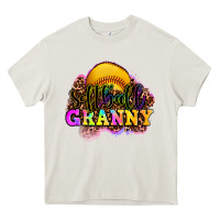 Cream softball granny Heavy Core Tee - OliviaCreatesArt