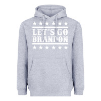 Heather Grey Let's Go Brandon Impeach Heavyweight Hoodie - Jasminsmagicworld