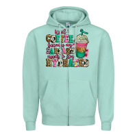 Seafoam iced coffee because my sarcasm needs to stay hydra Zipper Hoodie - Jasminsmagicworld