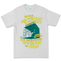 Dove Grey Pinky and the Brain The World Premium Tee - maiPhamDesign