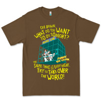Cacao Pinky and the Brain The World Premium Tee - maiPhamDesign