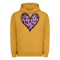 Pigment Peanut Butter Glitter Purple Leopard Heart Urban Hoodie - Jasminsmagicworld