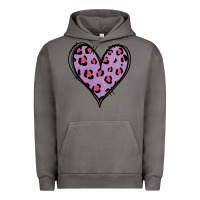 Pigment Tornado Glitter Purple Leopard Heart Urban Hoodie - Jasminsmagicworld