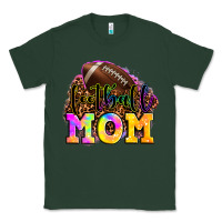 Sports Green football mom Classic Tee - OliviaCreatesArt