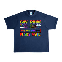 Navy gay pride loading please wait Urban Heavy Tee - LillyAllenDesigns