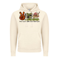 Vintage Artic Peace Love White Tailed Buck Deer Vintage Hoodie - LillyAllenDesigns