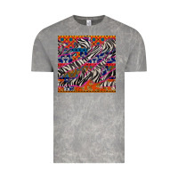 Cloud Rock african ankara zebra seamless pattern Vintage Tee - BundleAndBundleShop