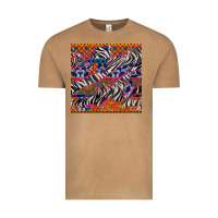 Vintage Camel african ankara zebra seamless pattern Vintage Tee - BundleAndBundleShop
