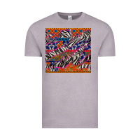 Vintage Zinc african ankara zebra seamless pattern Vintage Tee - BundleAndBundleShop
