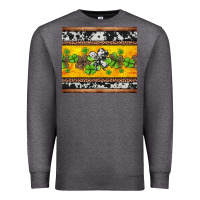 Charcoal Heather st Patricks day western shamrock Premium Sweatshirt - Jasminsmagicworld
