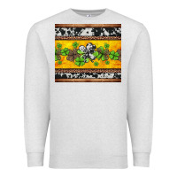 Oatmeal Heather st Patricks day western shamrock Premium Sweatshirt - Jasminsmagicworld