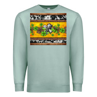 Seafoam st Patricks day western shamrock Premium Sweatshirt - Jasminsmagicworld