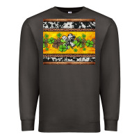 Smoke st Patricks day western shamrock Premium Sweatshirt - Jasminsmagicworld