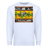 White st Patricks day western shamrock Premium Sweatshirt - Jasminsmagicworld