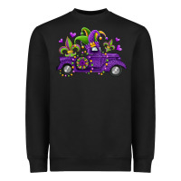 Black mardi gras truck Heavyweight Sweatshirt - Jasminsmagicworld