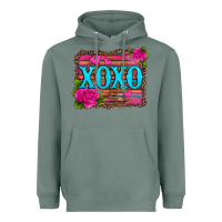 Sage xoxo valentine's day pink roses and hearts Heavyweight Hoodie - Jasminsmagicworld