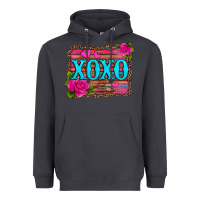Smoke xoxo valentine's day pink roses and hearts Heavyweight Hoodie - Jasminsmagicworld