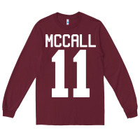 Burgundy Mccall 11 T Shirt Tee Tshirt Teenwolf Long Sleeve Tee - DesignPulse