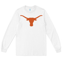 White texas longhorns Long Sleeve Tee - DesignPulse