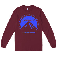 Burgundy paramount pictures Long Sleeve Tee - DesignPulse