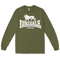 Army Green lonsdale classic logo lion Long Sleeve Tee - DesignPulse