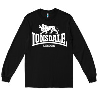 Black lonsdale classic logo lion Long Sleeve Tee - DesignPulse