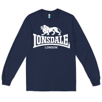 Navy lonsdale classic logo lion Long Sleeve Tee - DesignPulse