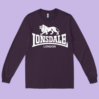 Lonsdale Classic Logo Lion Long Sleeve Tee Designed By Designpulse