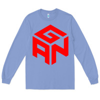 Colony Blue GAN CUBE TIME Long Sleeve Tee - DesignPulse