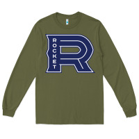 Army Green laval rocket Long Sleeve Tee - DesignPulse