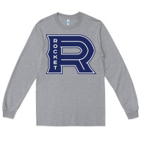 Heather Grey laval rocket Long Sleeve Tee - DesignPulse