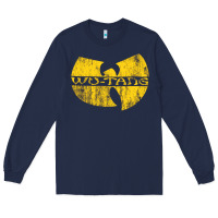 Navy Vintage Long Sleeve Tee - DesignPulse
