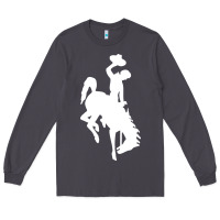 Smoke wyoming cowboys Long Sleeve Tee - DesignPulse