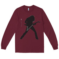 Burgundy dave mustaine Long Sleeve Tee - DesignPulse